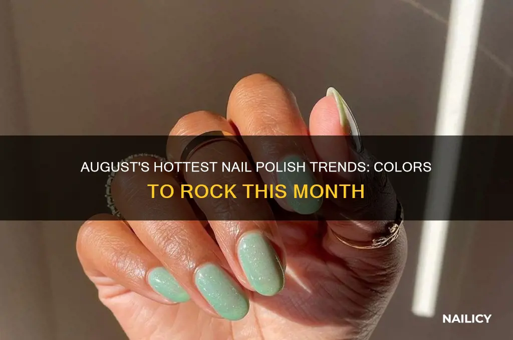 what color nail polish are for august