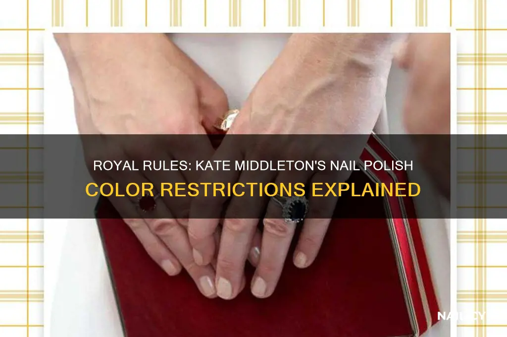 what color nail polish can kate middleton wear