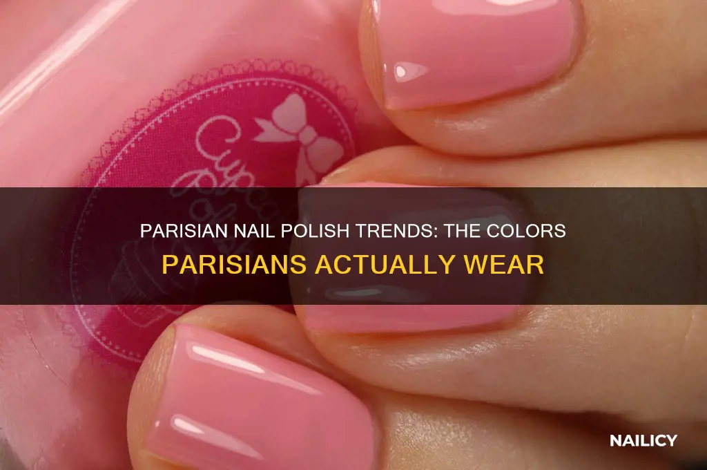 what color nail polish do parisians wear