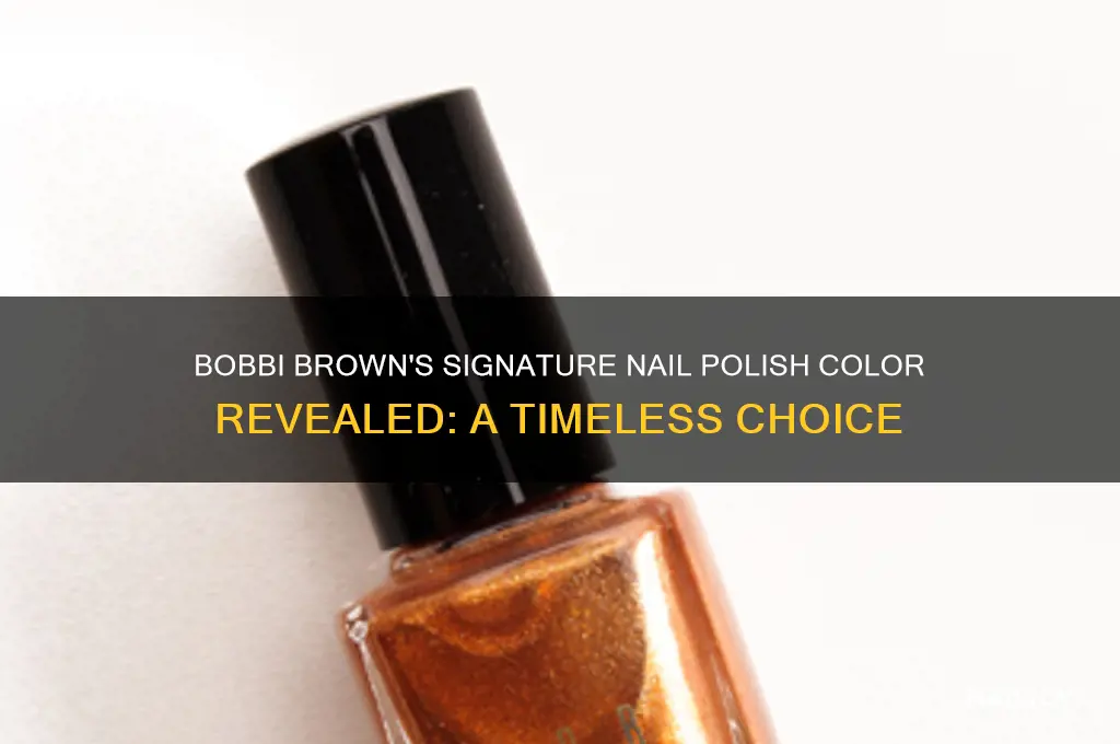 what color nail polish does bobbi brown wear