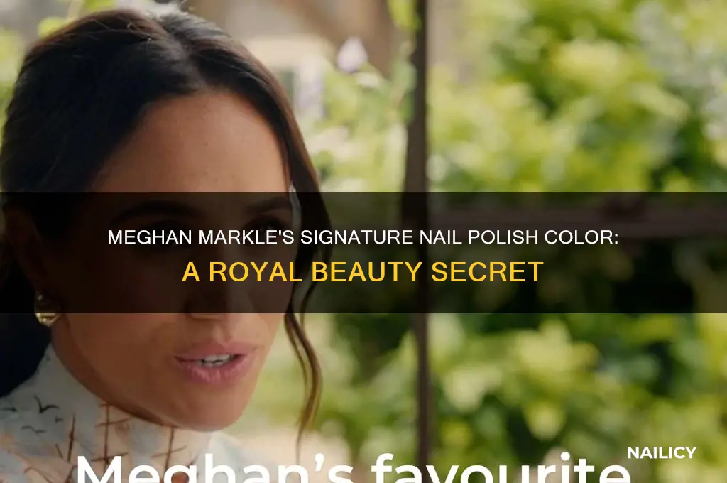 what color nail polish does meghan markle wear