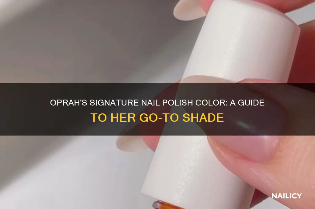 what color nail polish does oprah wear