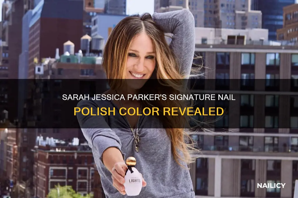 what color nail polish does sarah jessica parker wear