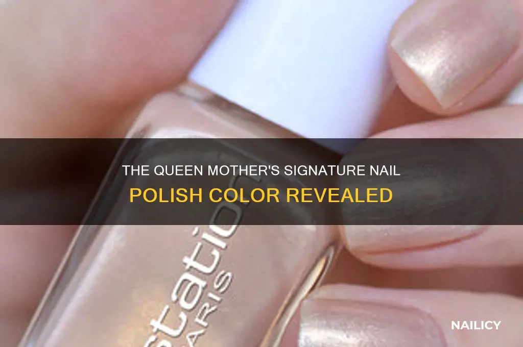 what color nail polish does the queen mother use