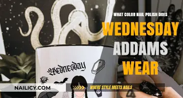 Wednesday Addams' Signature Nail Polish Color: A Gothic Beauty Essential