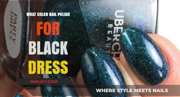 Perfect Nail Polish Colors to Complement Your Elegant Black Dress