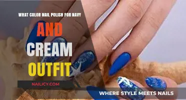Perfect Nail Polish Colors to Complement Your Navy and Cream Outfit