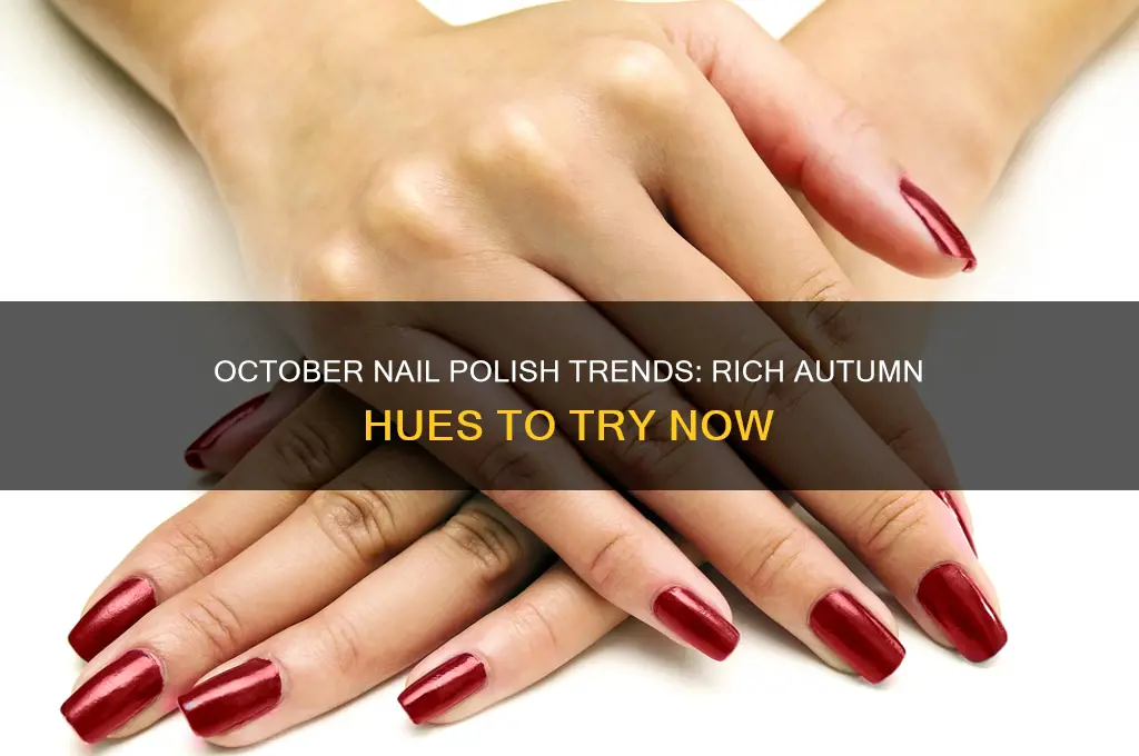 what color nail polish for october