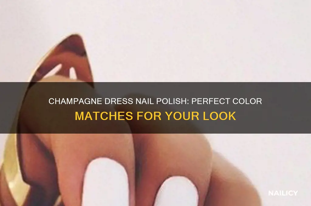 what color nail polish goes with a champagne dress