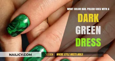 Perfect Nail Polish Colors to Complement Your Dark Green Dress