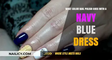 Perfect Nail Polish Colors to Complement Your Navy Blue Dress