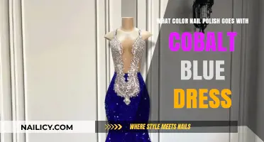 Perfect Nail Polish Colors to Complement Your Cobalt Blue Dress