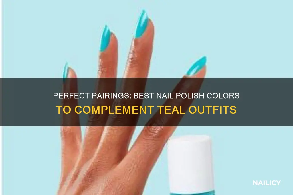 what color nail polish goes with teal