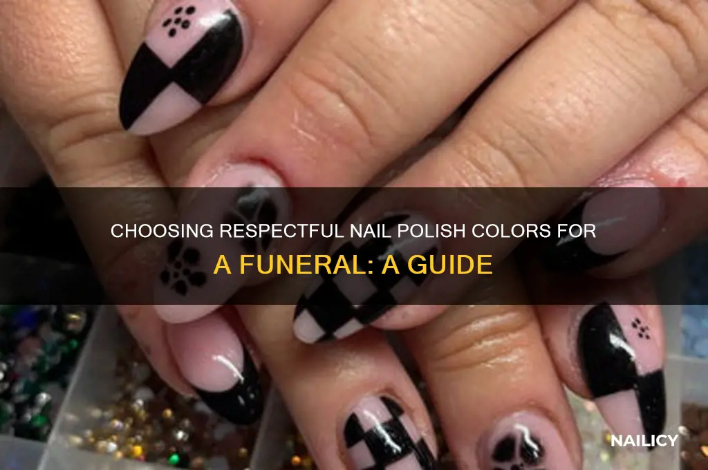 Choosing Respectful Nail Polish Colors For A Funeral: A Guide | Nailicy