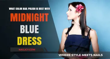 Perfect Nail Polish Colors to Complement Your Midnight Blue Dress