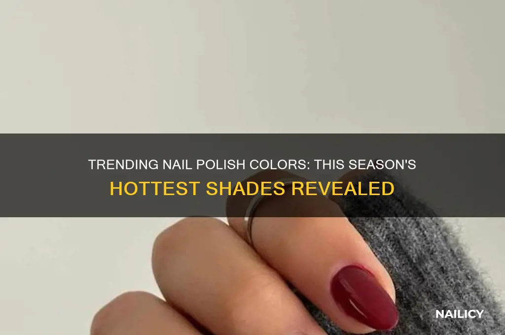 what color nail polish is in right now