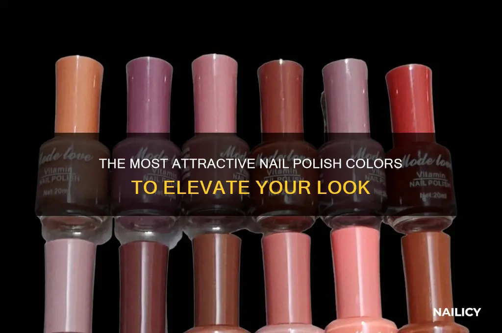 what color nail polish is most attractive