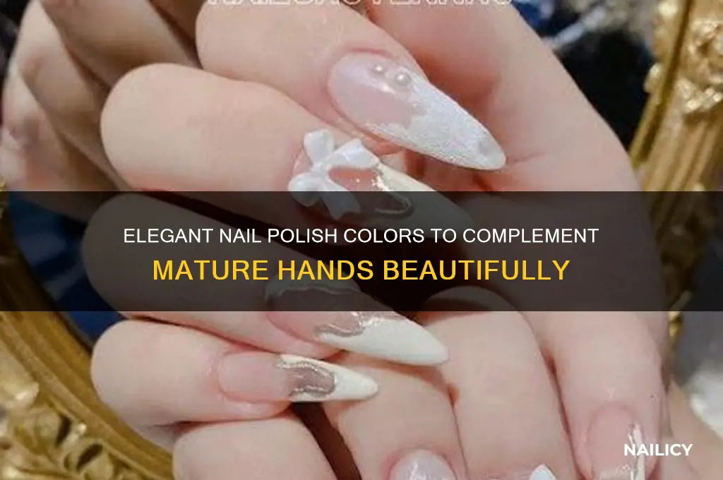 what color nail polish looks best on older hands