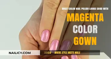 Perfect Nail Polish Shades to Complement Your Magenta Gown