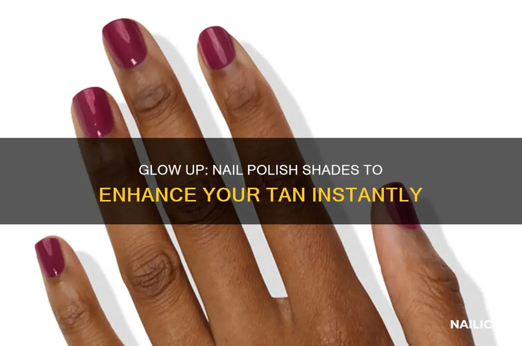 what color nail polish makes you look tan