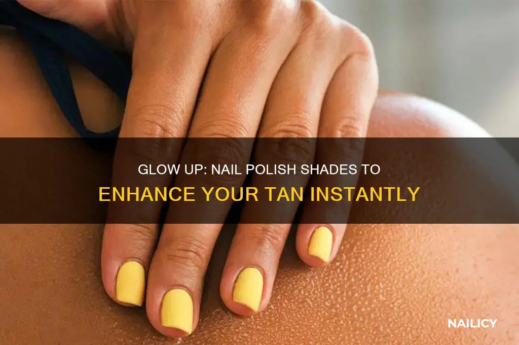 what color nail polish makes you look tanner