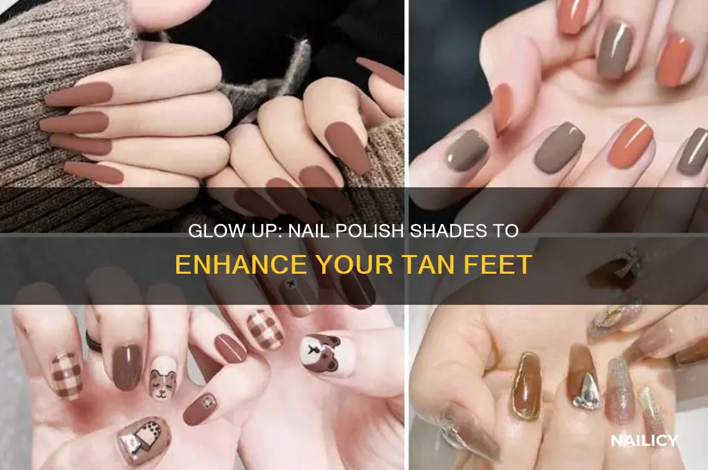 what color nail polish makes your feet look tan