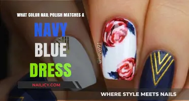 Perfect Nail Polish Colors to Complement Your Navy Blue Dress