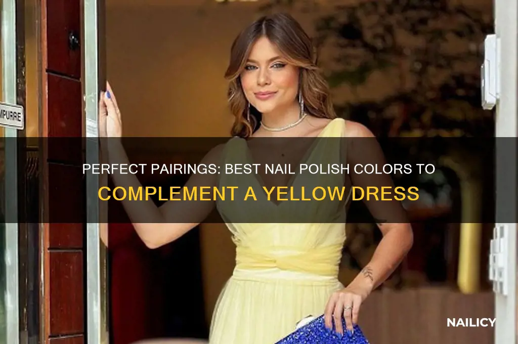 what color nail polish matches a yellow dress