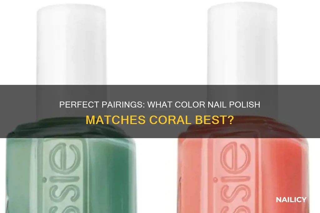 what color nail polish matches coral