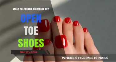 Perfect Nail Polish Colors to Complement Red Open-Toe Shoes