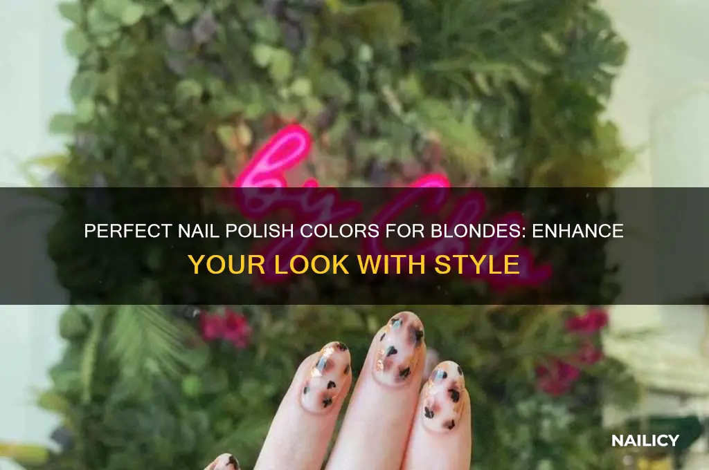 what color nail polish should blondes wear