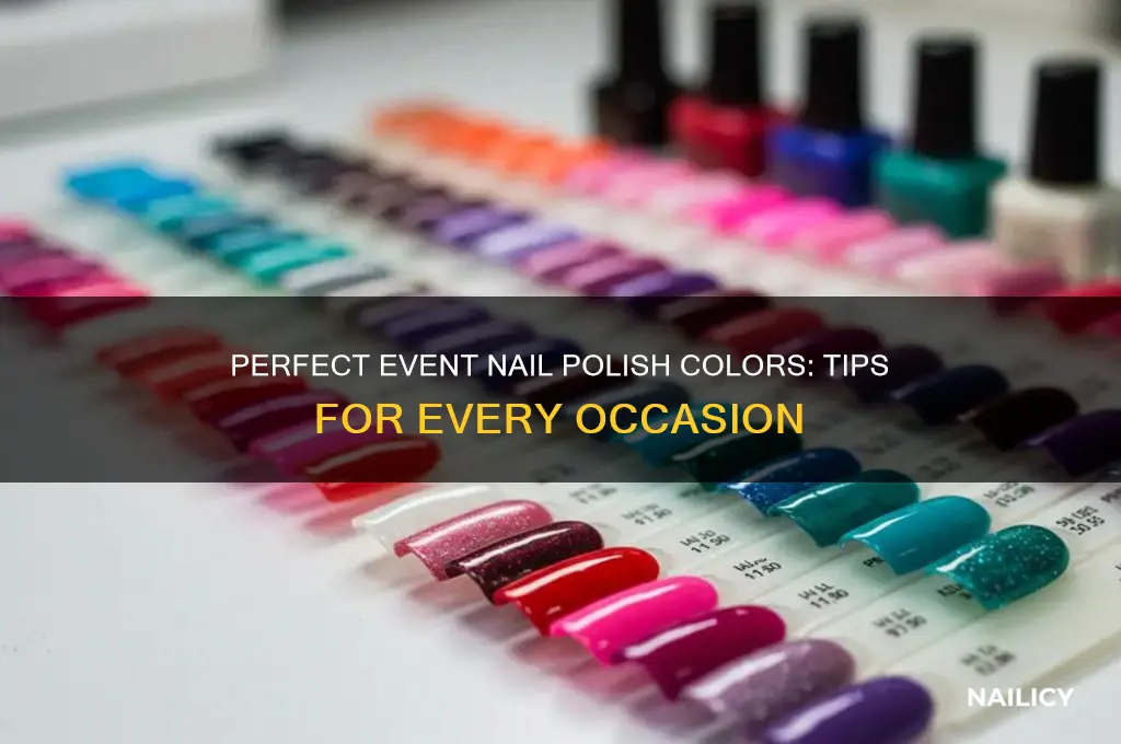 what color nail polish to wear for an event