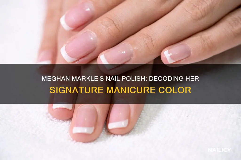 what color nail polish was megah markle wearing