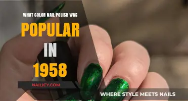 1958 Nail Polish Trends: The Most Popular Color Revealed