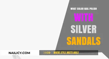 Perfect Nail Polish Colors to Complement Your Silver Sandals