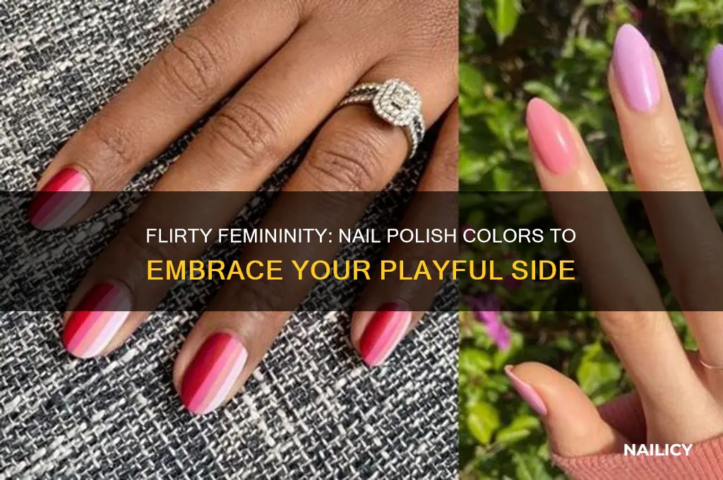 what color nail polish would be close to flirty feminity