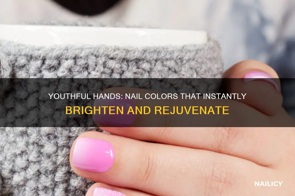 what color nails make hands look younger