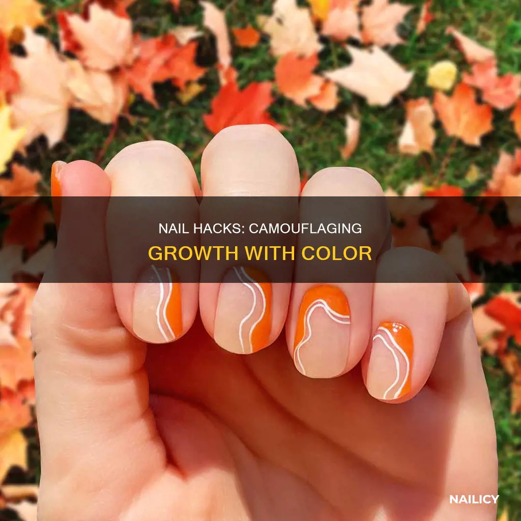 what color to notbe visible nail grow