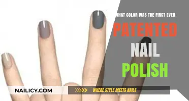 Unveiling the Hue: The First Patented Nail Polish Color