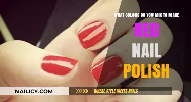 Mixing Colors for Red Nail Polish: A Simple DIY Guide