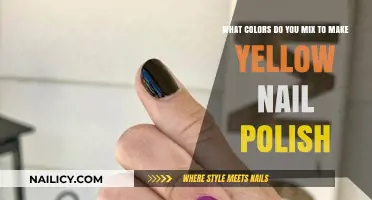 Mixing Colors for Yellow Nail Polish: A Simple DIY Guide