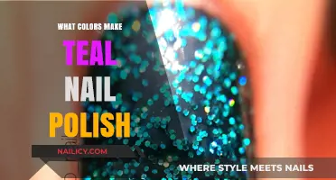 Mixing Blue and Green: Creating the Perfect Teal Nail Polish
