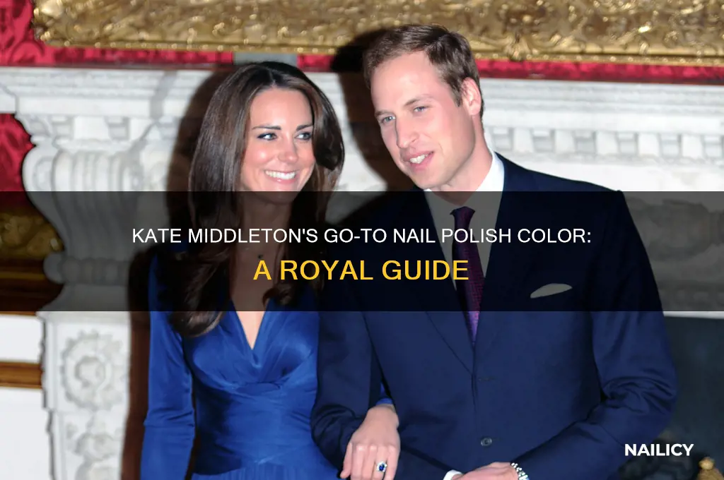 what colour nail polish does kate middleton wear