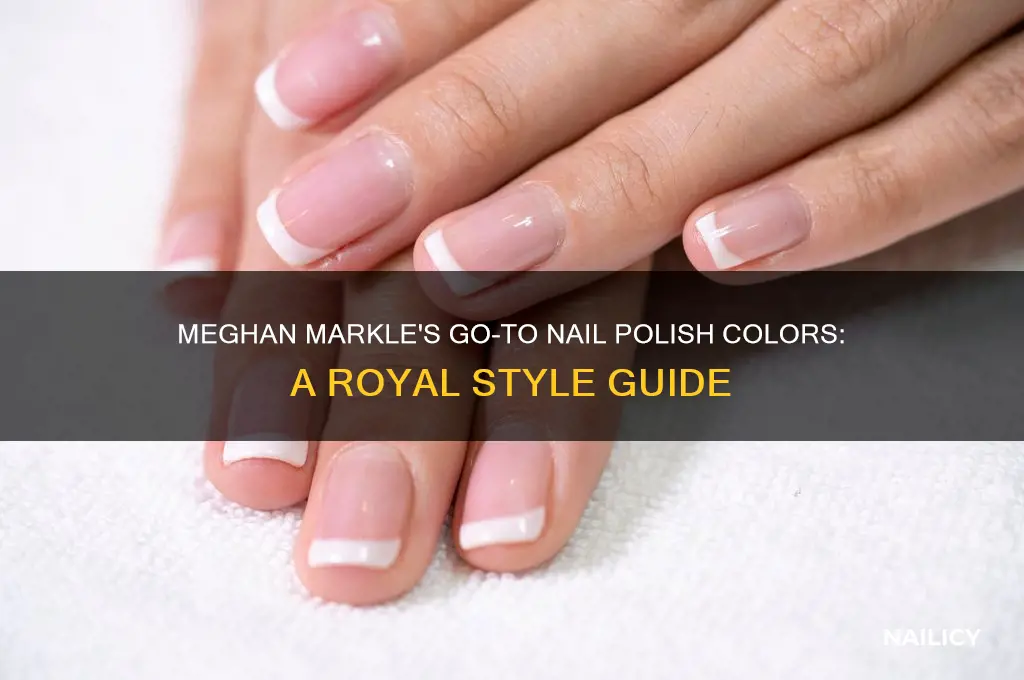 what colour nail polish does meghan markle wear