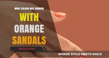 Perfect Nail Polish Shades to Complement Your Orange Sandals