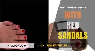 Perfect Nail Polish Colors to Complement Your Red Sandals