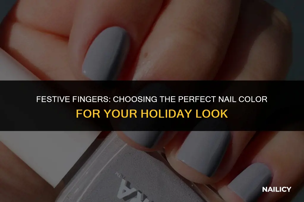 what colour nails for holiday