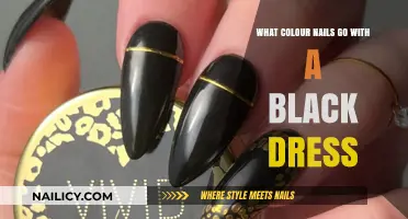 Perfect Nail Colors to Complement Your Elegant Black Dress