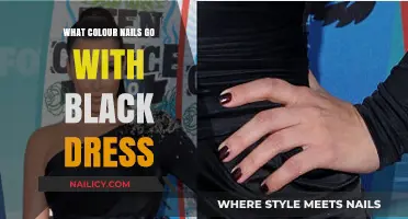 Perfect Nail Colors to Complement Your Elegant Black Dress