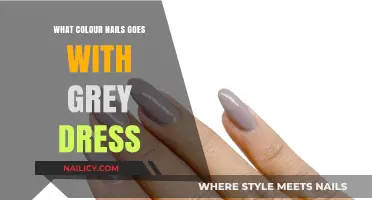 Perfect Nail Colors to Complement Your Elegant Grey Dress